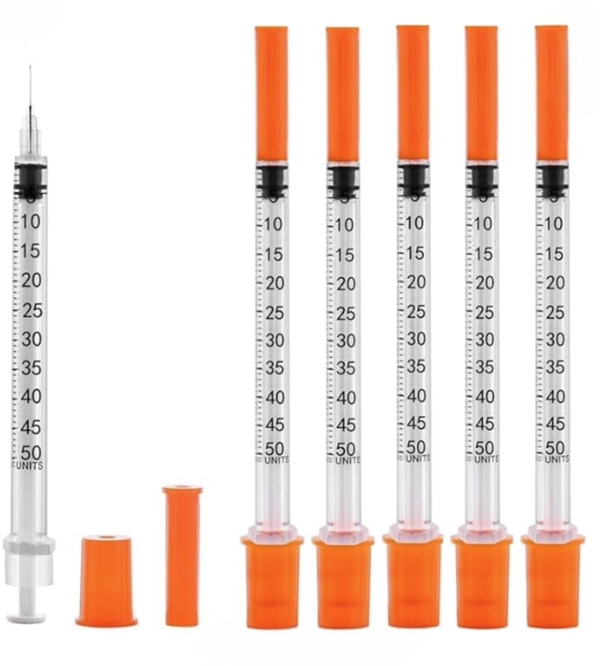 Syringes w/ needle (luer lock)