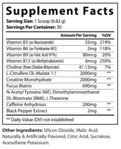 V3: Pre-Workout (200mg Caffeine) -Fruit Punch